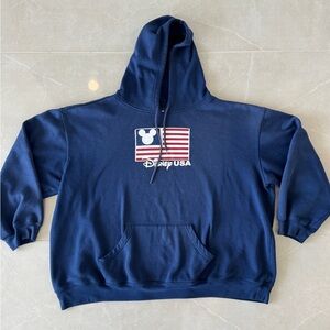 Disney USA Flag Navy Hoodie